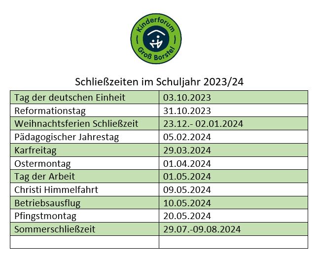 Schließzeiten 23_24